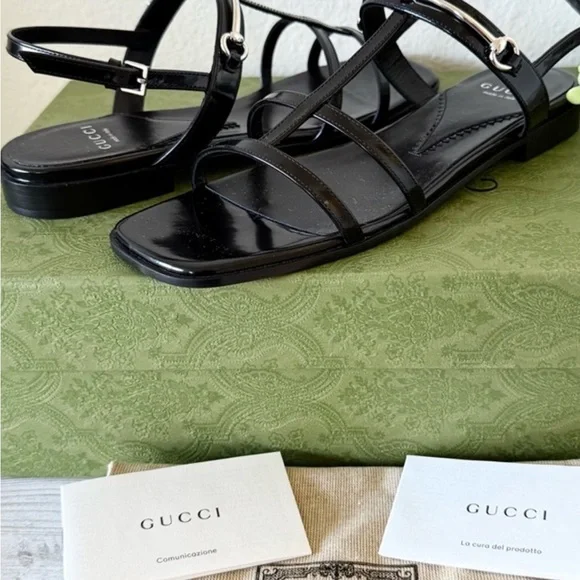Gucci Black Sandals for Women - Picture 6 of 6